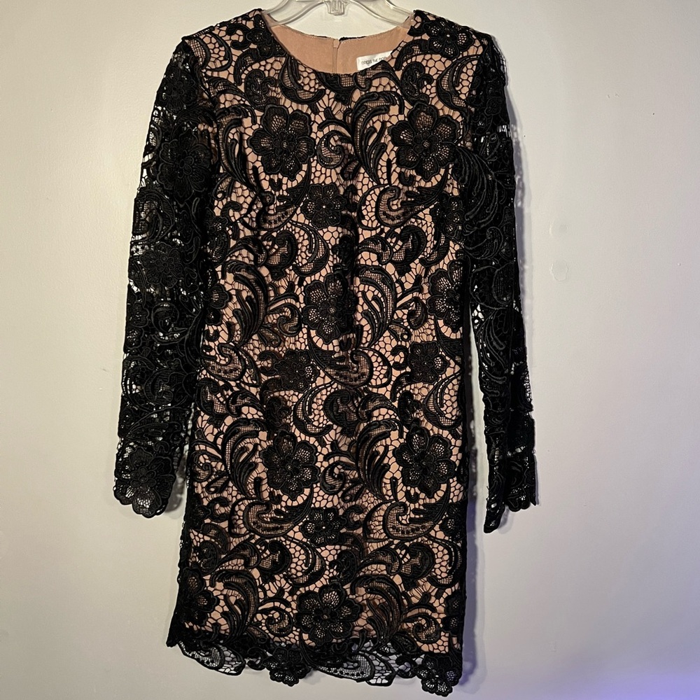 Dress the Population Black Dress Medium M USA NWT New